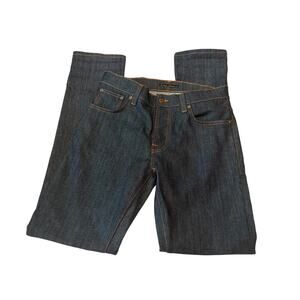 Nudie Jeans Grim Tim Dry Deadstock 3 Raw Denim Slim Straight Jeans 31x34